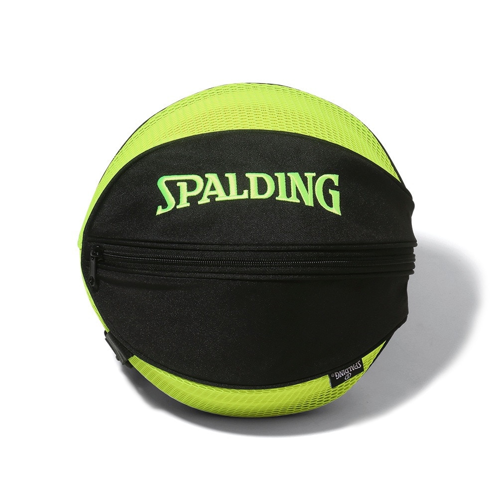 スポルディング（SPALDING）（メンズ、レディース、キッズ）ボールバッグ ブリーズ ブラック×ライムグリーン 49-007LG