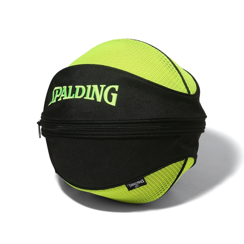 スポルディング（SPALDING）（メンズ、レディース、キッズ）ボールバッグ ブリーズ ブラック×ライムグリーン 49-007LG