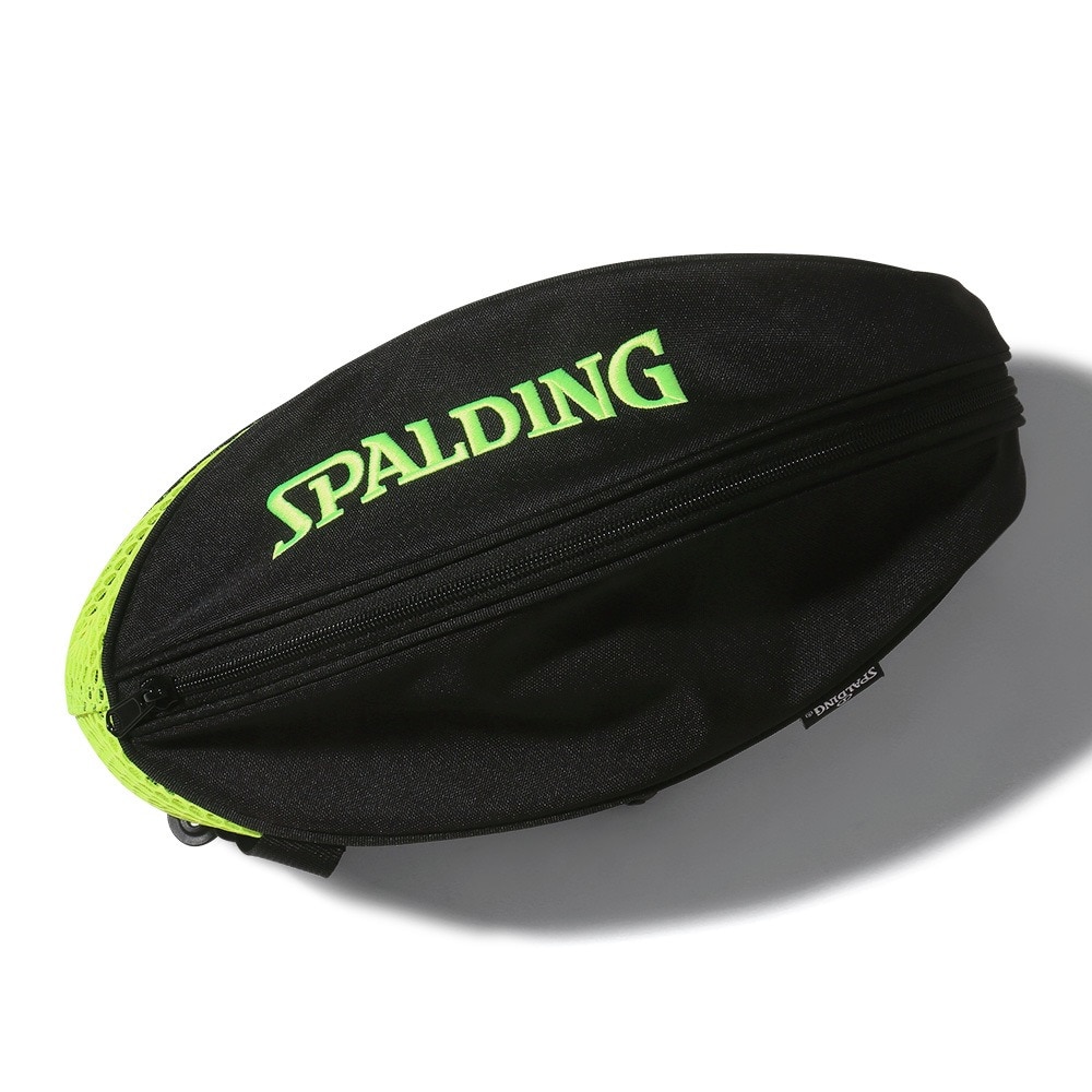 スポルディング（SPALDING）（メンズ、レディース、キッズ）ボールバッグ ブリーズ ブラック×ライムグリーン 49-007LG