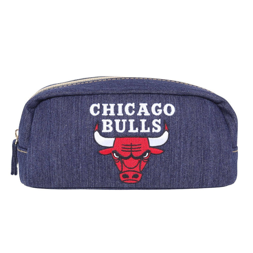 エヌビーエー（NBA）（メンズ、レディース）角型ポーチ デニム シカゴ・ブルズ NBA-041-BU