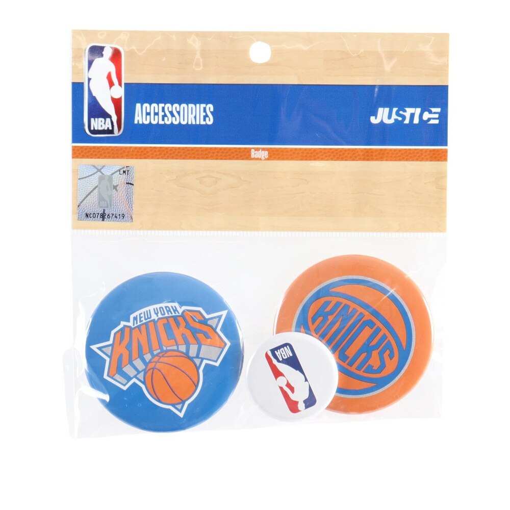 エヌビーエー（NBA）（メンズ、レディース、キッズ）NBA 缶バッジ ニューヨーク・ニックス NBA35862