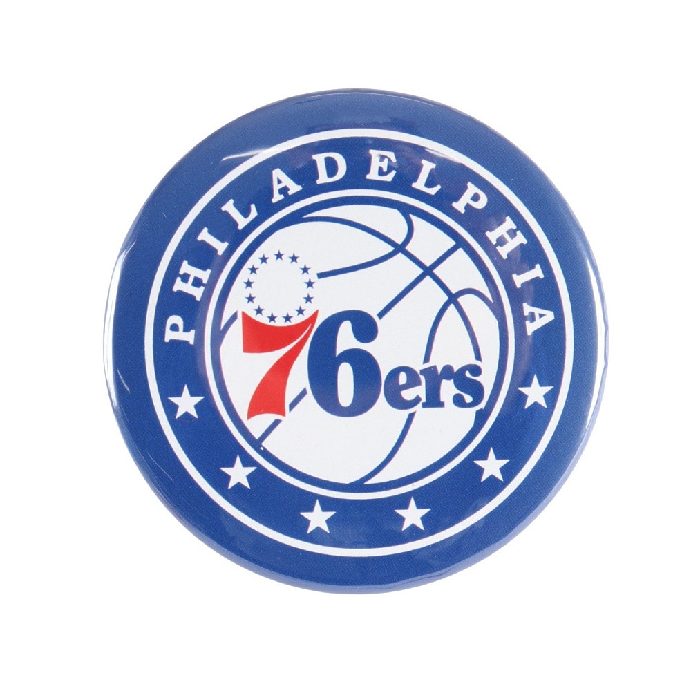 エヌビーエー（NBA）（メンズ、レディース、キッズ）NBA 缶バッジ フィラデルフィア・76ers NBA35863