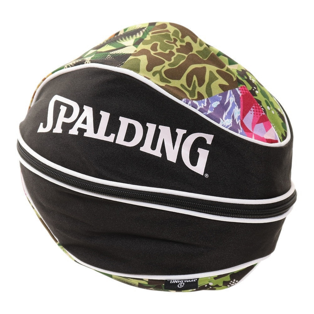 スポルディング（SPALDING）（メンズ、レディース、キッズ）バスケットボール ボールバッグ 1個入れ ミックスカモ 49-001MC ボールケース