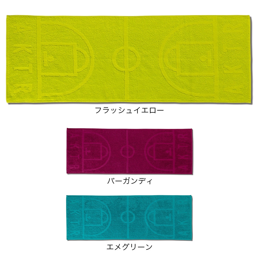 アクター（AKTR）（メンズ、レディース、キッズ）バスケットボール スポーツ タオル B.BALL COURT 124-027021 PL