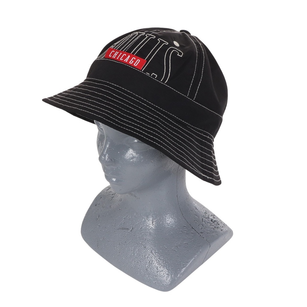 ミッチェルアンドネス（Mitchell&Ness）（メンズ、レディース）バケットハット NBA CONTRAST 6 HWC シカゴブルズ HBKB6726-CBUBLCK
