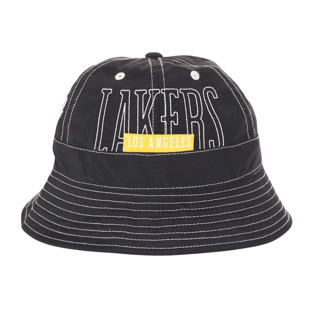 ミッチェルアンドネス（Mitchell&Ness）（メンズ、レディース）バケットハット NBA CONTRAST 6 HWC レイカーズ HBKB6726-LALBLCK