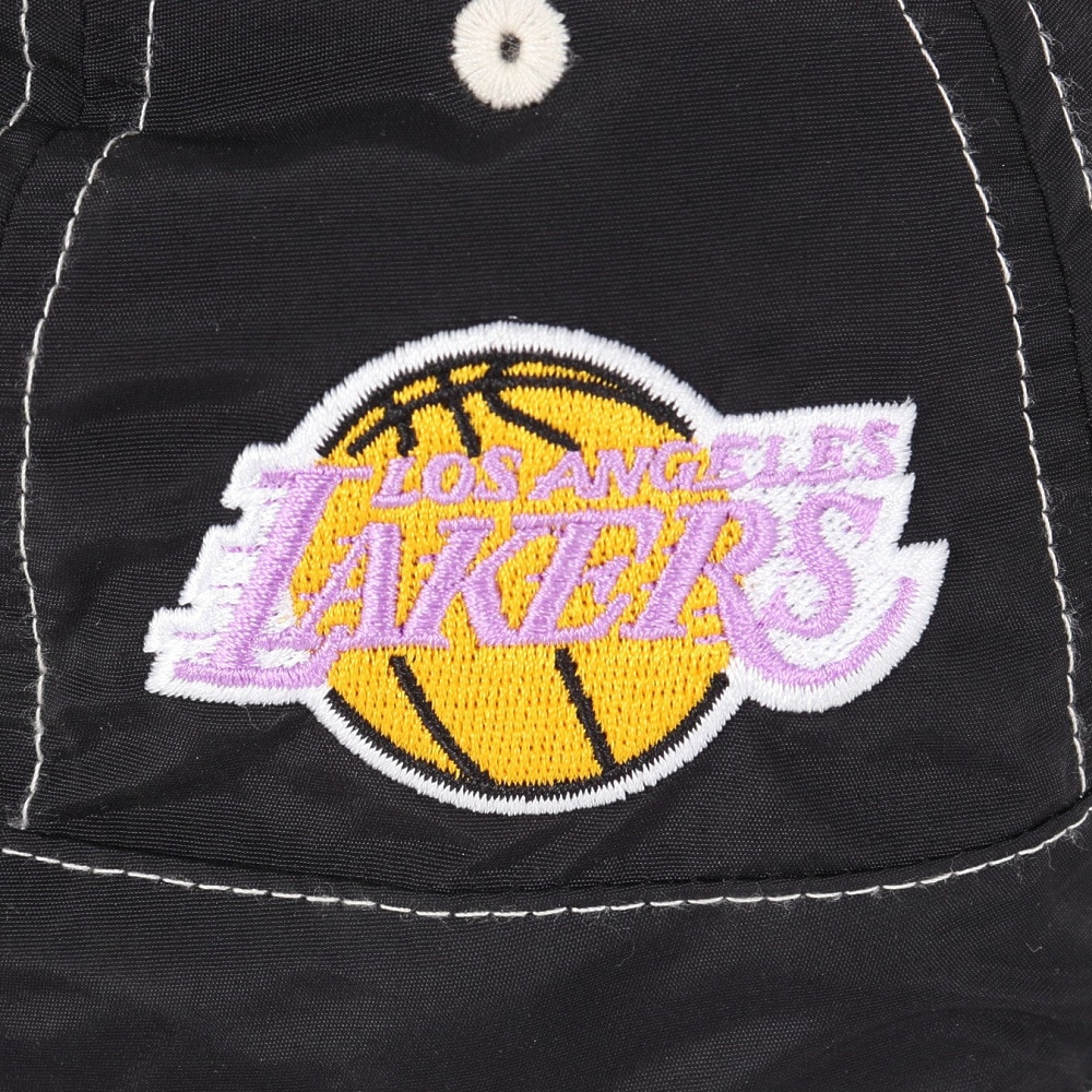 ミッチェルアンドネス（Mitchell&Ness）（メンズ、レディース）バケットハット NBA CONTRAST 6 HWC レイカーズ HBKB6726-LALBLCK