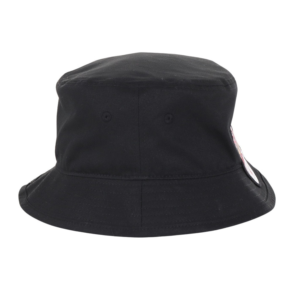 ミッチェルアンドネス（Mitchell&Ness）（メンズ、レディース）バケットハット NBA ロゴラップ HWC マイアミ・ヒート HBKB6730-MHEBLCK