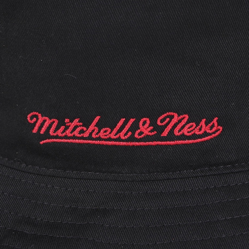 ミッチェルアンドネス（Mitchell&Ness）（メンズ、レディース）バケットハット NBA ロゴラップ HWC セブンティシクサーズ HBKB6730-P76BLCK