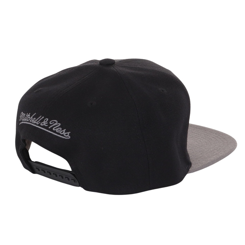 ミッチェルアンドネス（Mitchell&Ness）（メンズ、レディース）キャップ TEAM 2 TONE スナップバック HHSS3264-BNEBKGY