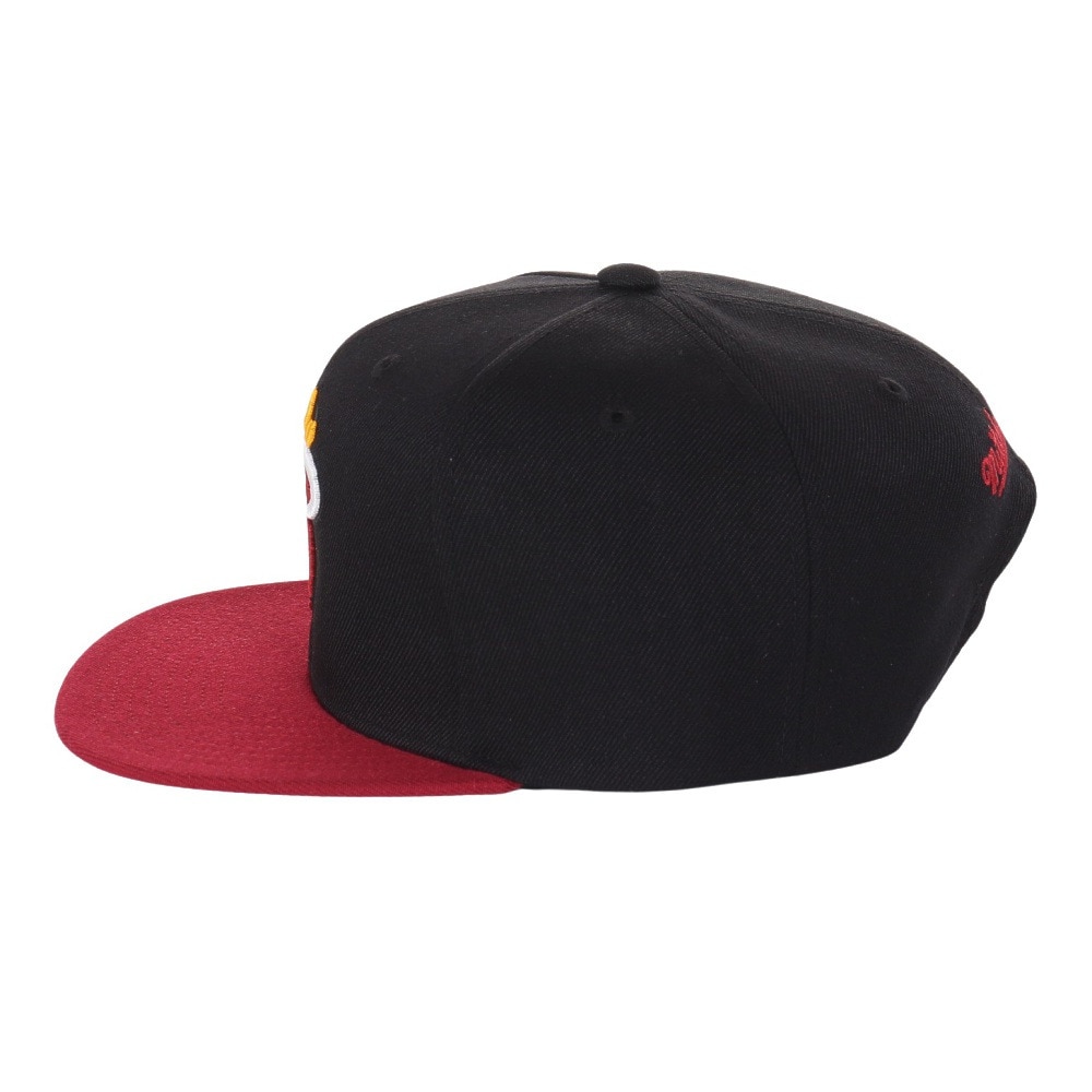 ミッチェルアンドネス（Mitchell&Ness）（メンズ、レディース）キャップ TEAM GROUND スナップバック HHSS3264-MHEBKRD