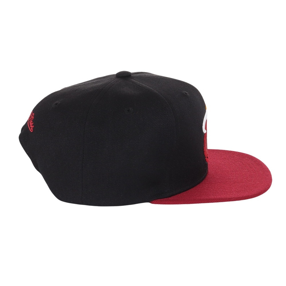 ミッチェルアンドネス（Mitchell&Ness）（メンズ、レディース）キャップ TEAM GROUND スナップバック HHSS3264-MHEBKRD
