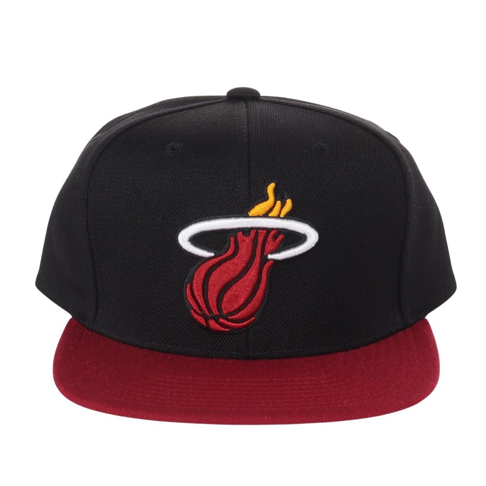 ミッチェルアンドネス（Mitchell&Ness）（メンズ、レディース）キャップ TEAM GROUND スナップバック HHSS3264-MHEBKRD