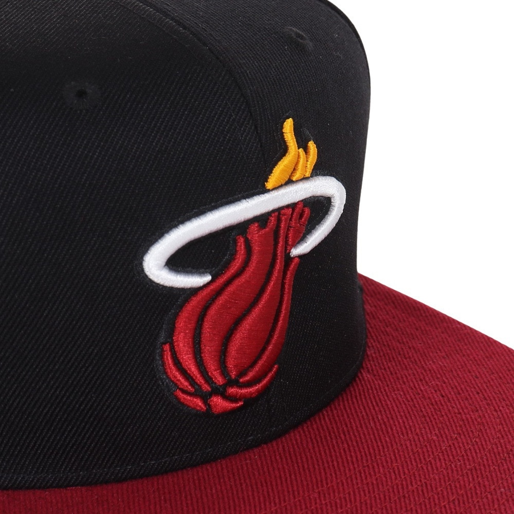 ミッチェルアンドネス（Mitchell&Ness）（メンズ、レディース）キャップ TEAM GROUND スナップバック HHSS3264-MHEBKRD