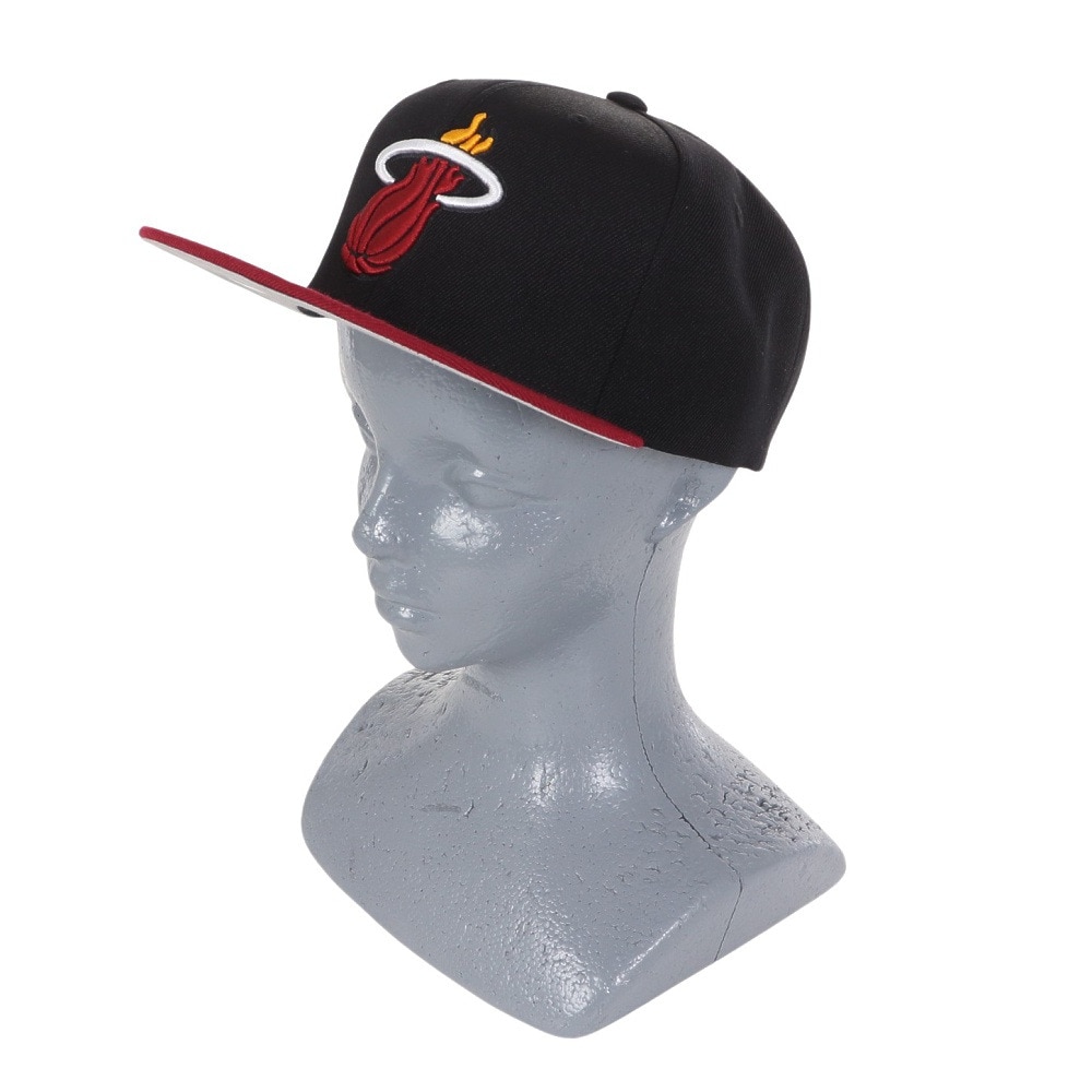 ミッチェルアンドネス（Mitchell&Ness）（メンズ、レディース）キャップ TEAM GROUND スナップバック HHSS3264-MHEBKRD