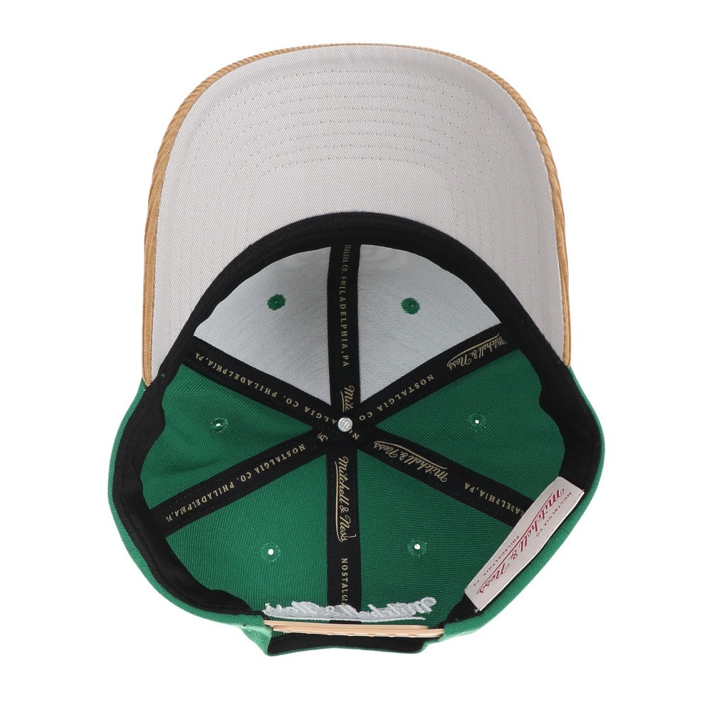 ミッチェルアンドネス（Mitchell&Ness）（メンズ、レディース）キャップ NBA コード プロ スナップバック セルティックス HP7976-BCEGREN