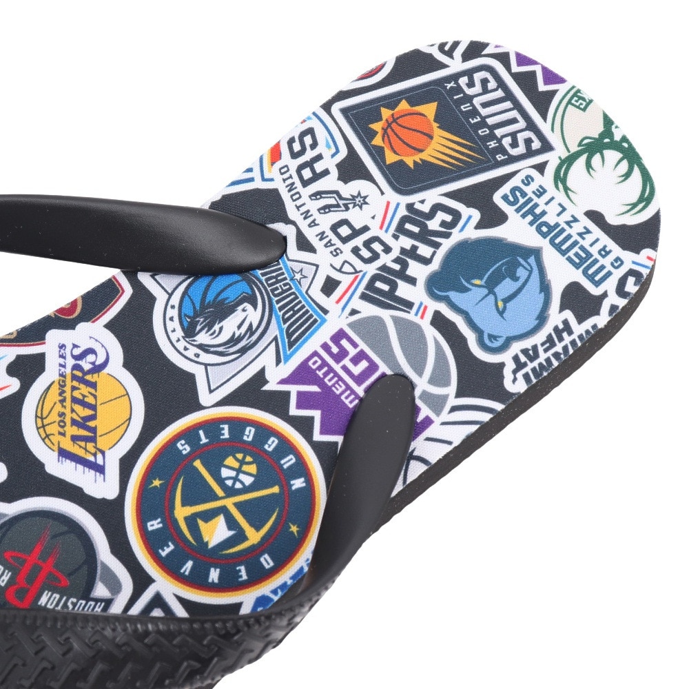 エヌビーエー（NBA）（メンズ）ビーチサンダル ALLOVER オールオーバー NBA NBA54159