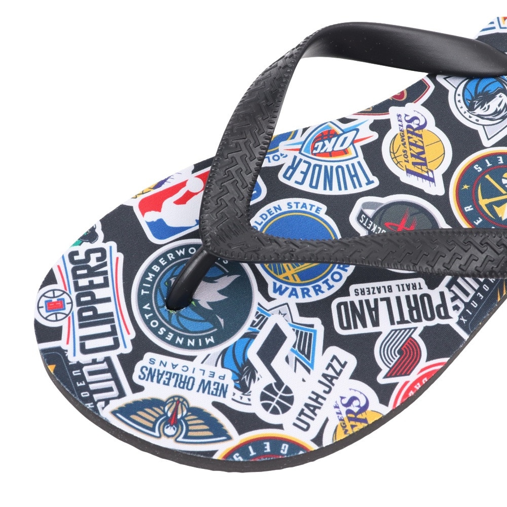 エヌビーエー（NBA）（メンズ）ビーチサンダル ALLOVER オールオーバー NBA NBA54159
