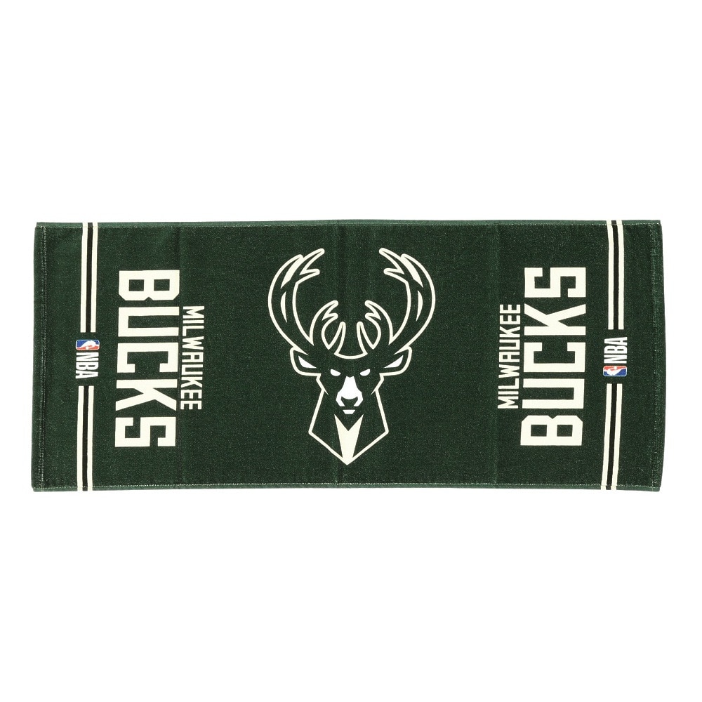 エヌビーエー（NBA）（メンズ、レディース、キッズ）フェイスタオル BUCKS ミルウォーキー バックス NBA NBA54155