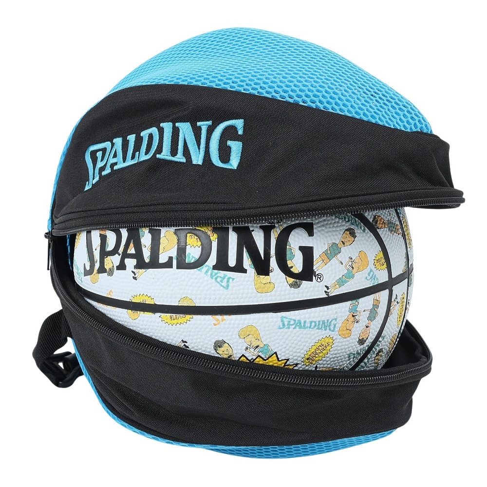スポルディング（SPALDING）（メンズ、レディース、キッズ）ボールバッグ ブリーズ シアン 49-007CY