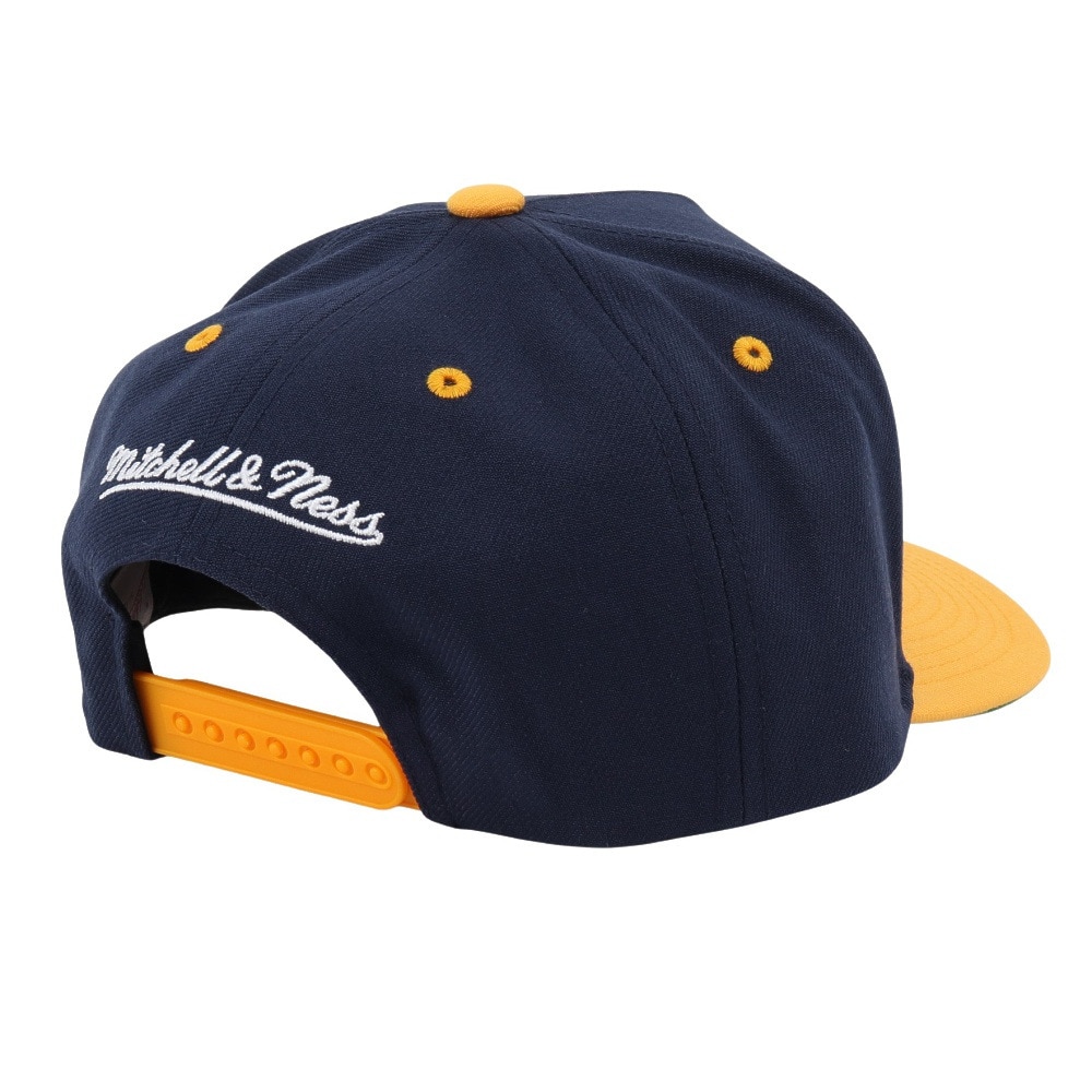 ミッチェルアンドネス（Mitchell&Ness）（メンズ）キャップ NBA WAVY PRO SNAPBAC Hwc ゴールデンステイト・ウォーリアーズ HP9618-GSWNAVY