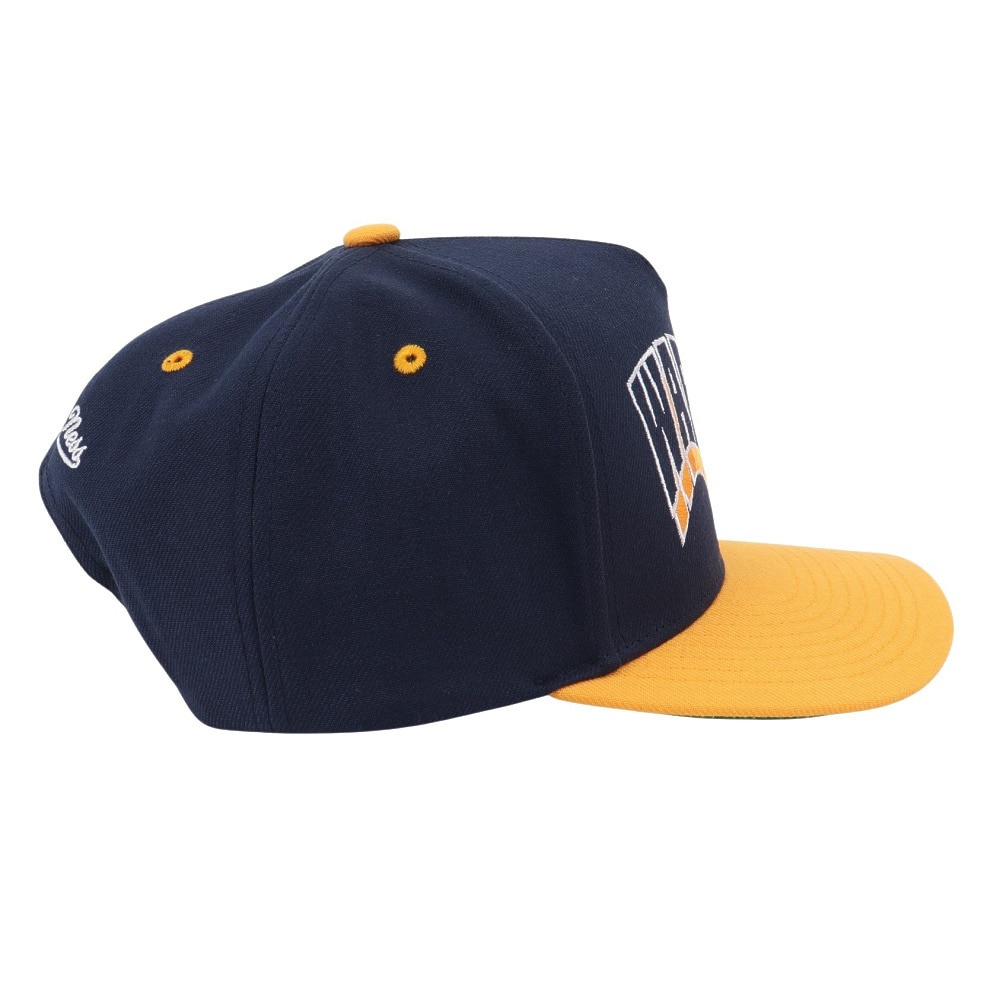 ミッチェルアンドネス（Mitchell&Ness）（メンズ）キャップ NBA WAVY PRO SNAPBAC Hwc ゴールデンステイト・ウォーリアーズ HP9618-GSWNAVY