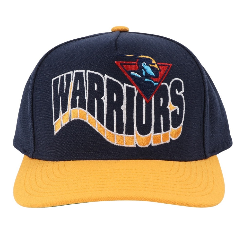 ミッチェルアンドネス（Mitchell&Ness）（メンズ）キャップ NBA WAVY PRO SNAPBAC Hwc ゴールデンステイト・ウォーリアーズ HP9618-GSWNAVY