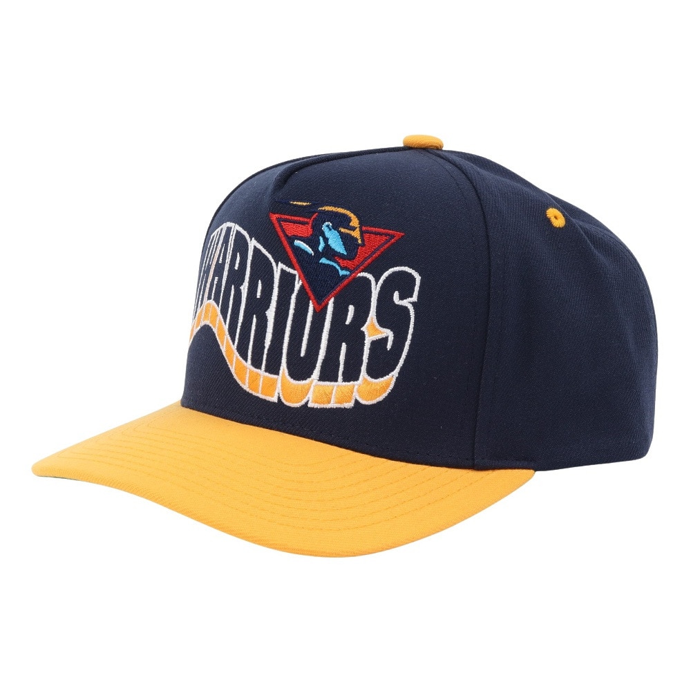 ミッチェルアンドネス（Mitchell&Ness）（メンズ）キャップ NBA WAVY PRO SNAPBAC Hwc ゴールデンステイト・ウォーリアーズ HP9618-GSWNAVY