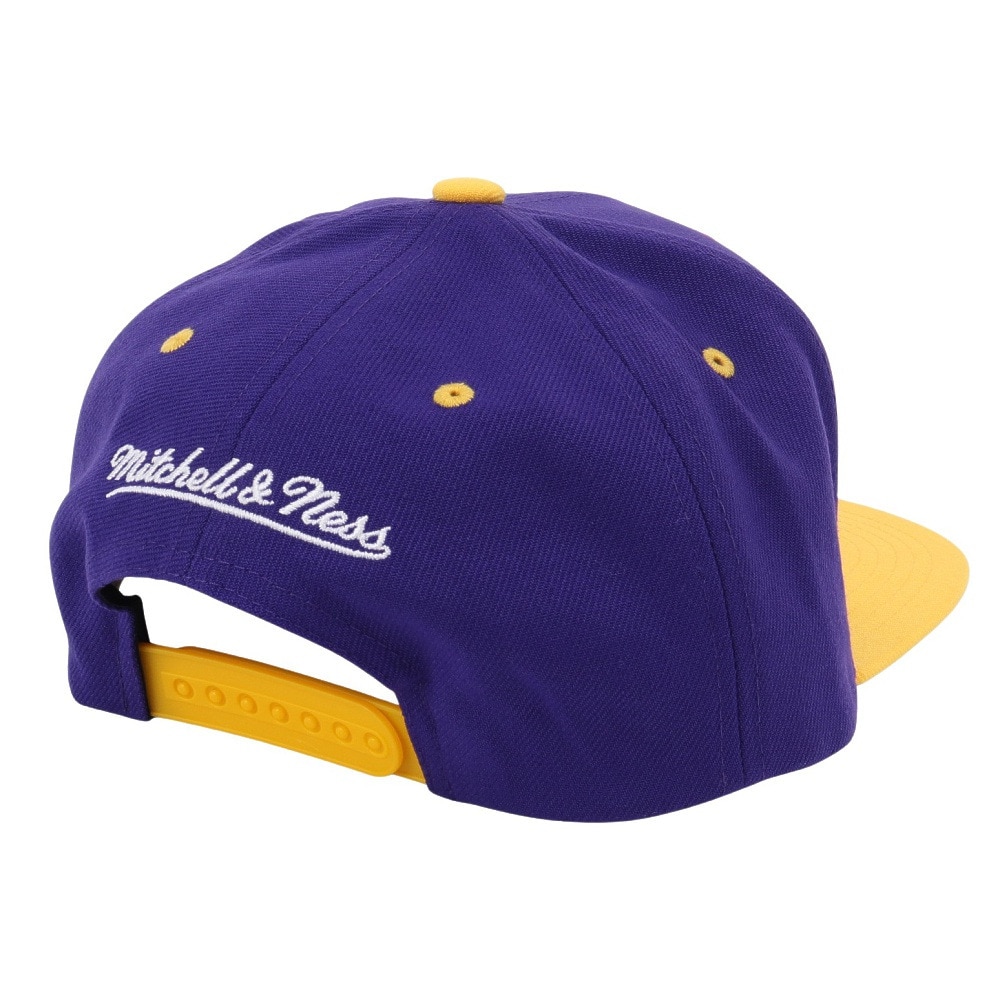 ミッチェルアンドネス（Mitchell&Ness）（メンズ）キャップ NBA SHATTERED SNAPBAC ロサンゼルス・レイカーズ HS10026-LALPURP