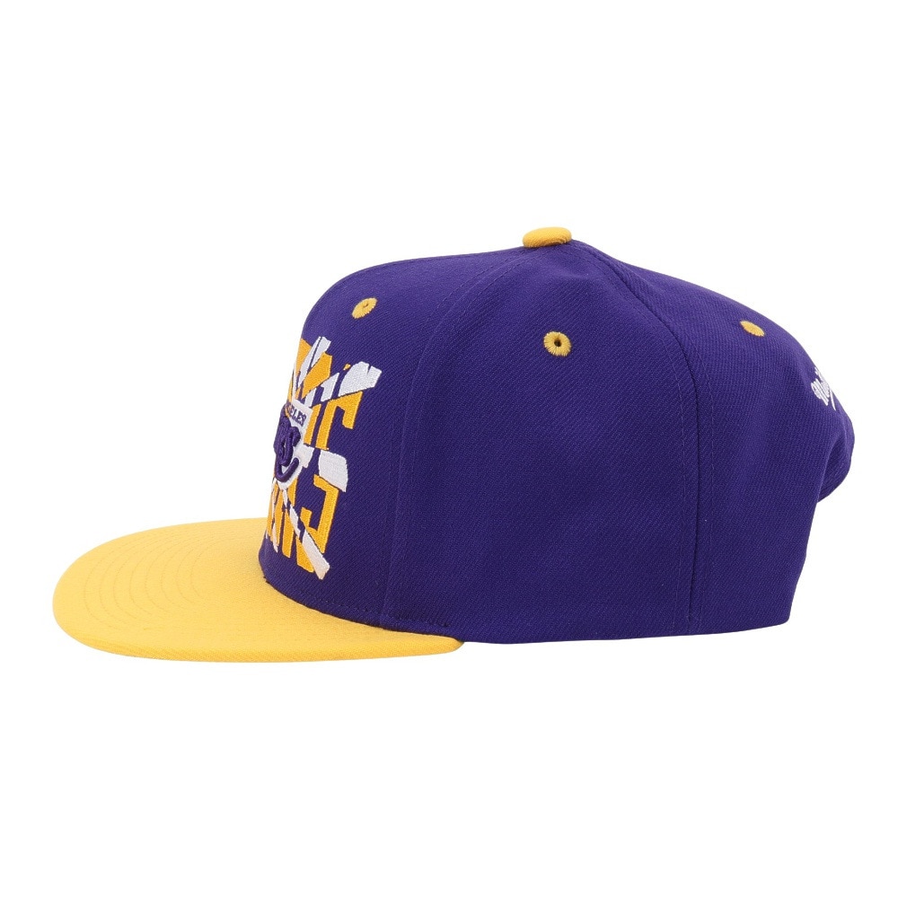 ミッチェルアンドネス（Mitchell&Ness）（メンズ）キャップ NBA SHATTERED SNAPBAC ロサンゼルス・レイカーズ HS10026-LALPURP