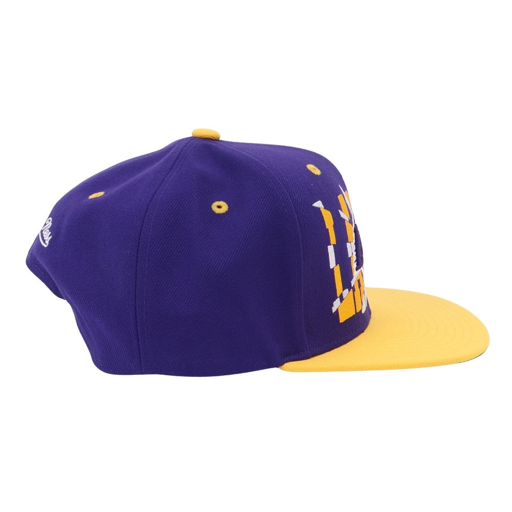 ミッチェルアンドネス（Mitchell&Ness）（メンズ）キャップ NBA SHATTERED SNAPBAC ロサンゼルス・レイカーズ HS10026-LALPURP