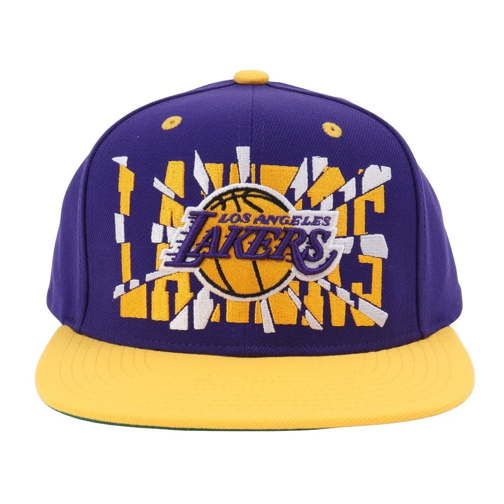 ミッチェルアンドネス（Mitchell&Ness）（メンズ）キャップ NBA SHATTERED SNAPBAC ロサンゼルス・レイカーズ HS10026-LALPURP