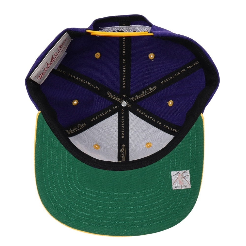 ミッチェルアンドネス（Mitchell&Ness）（メンズ）キャップ NBA SHATTERED SNAPBAC ロサンゼルス・レイカーズ HS10026-LALPURP