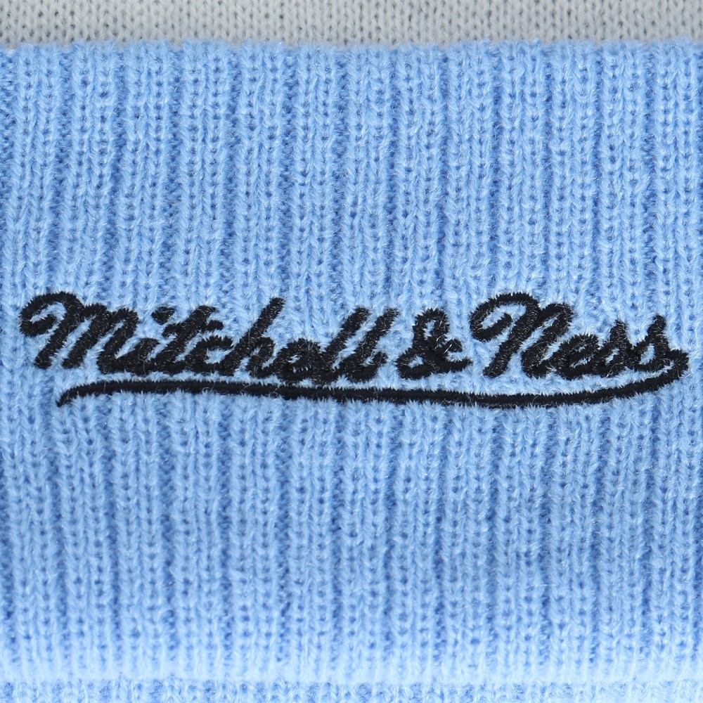 ミッチェルアンドネス（Mitchell&Ness）（メンズ、レディース）ポンポン ニットキャップ HWC CBU NBA シカゴ ブルズ ニット帽 HK10693-CBULTBL