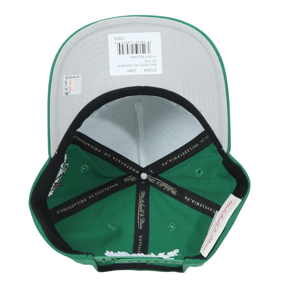 ミッチェルアンドネス（Mitchell&Ness）（メンズ、レディース）SNAPBACK BCE キャップ NBA ボストン セルティックス HP10477-BCEGREN