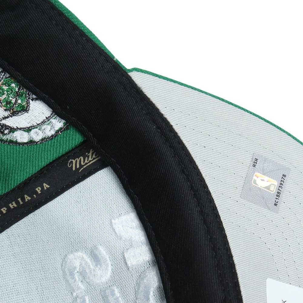 ミッチェルアンドネス（Mitchell&Ness）（メンズ、レディース）SNAPBACK BCE キャップ NBA ボストン セルティックス HP10477-BCEGREN