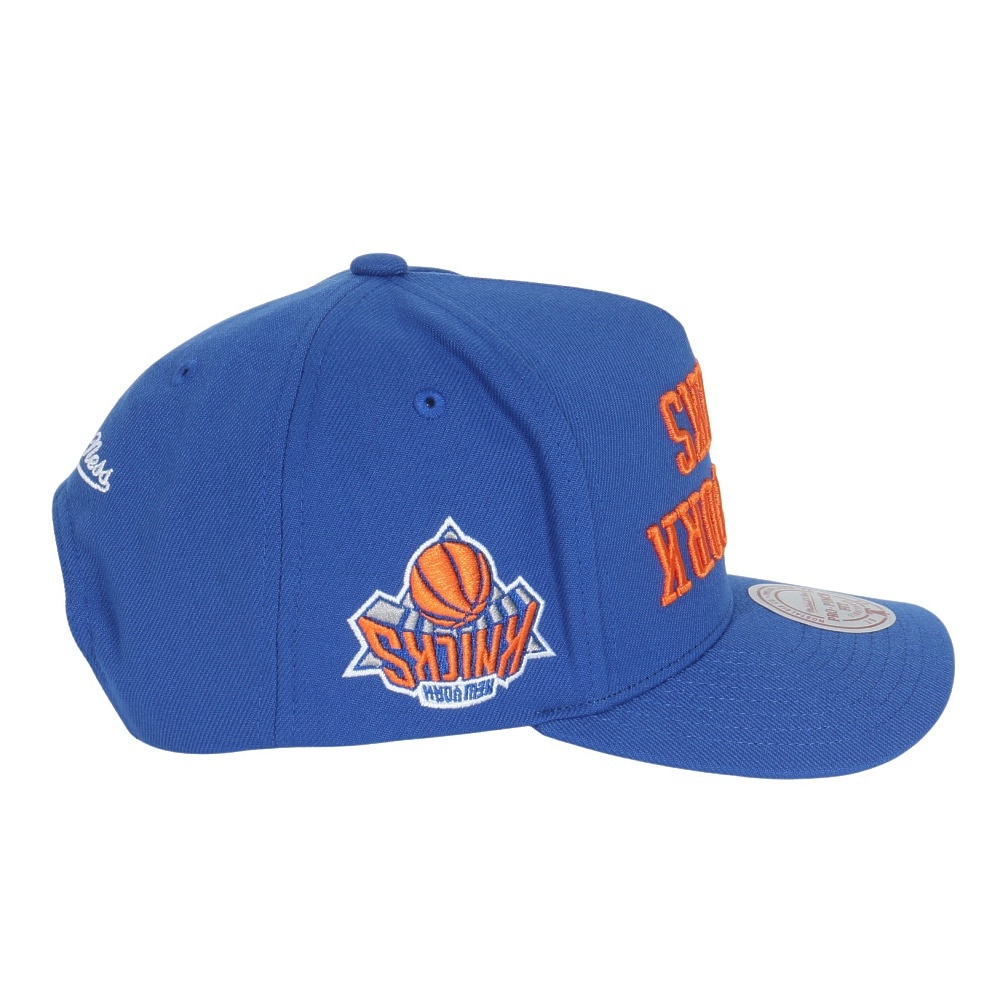 ミッチェルアンドネス（Mitchell&Ness）（メンズ、レディース）SNAPBACK NYK キャップ NBA ニューヨーク ニックス HP10477-NYKBLUE