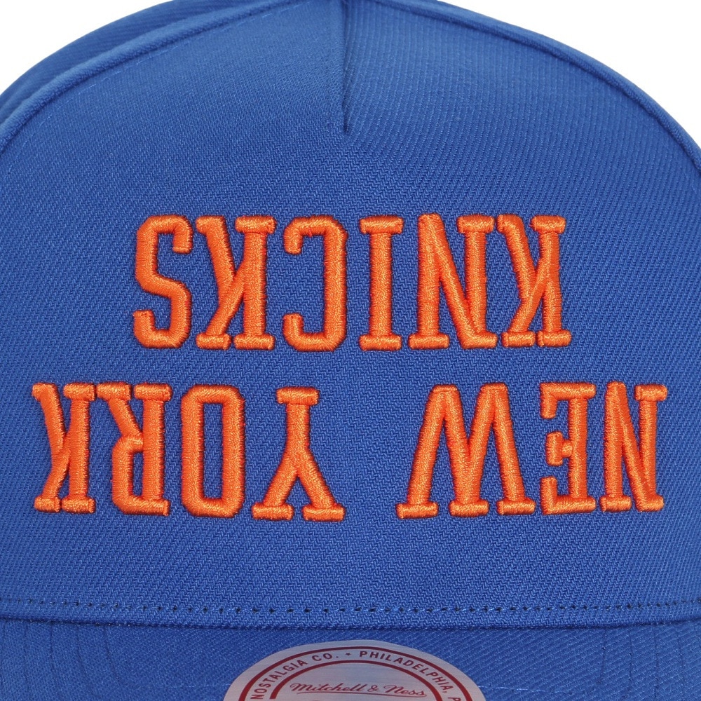 ミッチェルアンドネス（Mitchell&Ness）（メンズ、レディース）SNAPBACK NYK キャップ NBA ニューヨーク ニックス HP10477-NYKBLUE