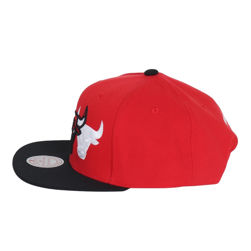 ミッチェルアンドネス（Mitchell&Ness）（メンズ、レディース）TRIPLE UP SNAPBACK キャップ NBA シカゴ ブルズ HS10010-CBURED1