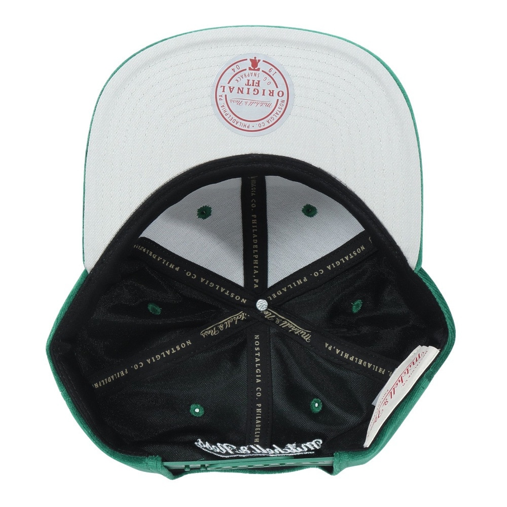 ミッチェルアンドネス（Mitchell&Ness）（メンズ、レディース）SNAPBACK BCE キャップ NBA ボストン セルティックス HS10475-BCEGREN