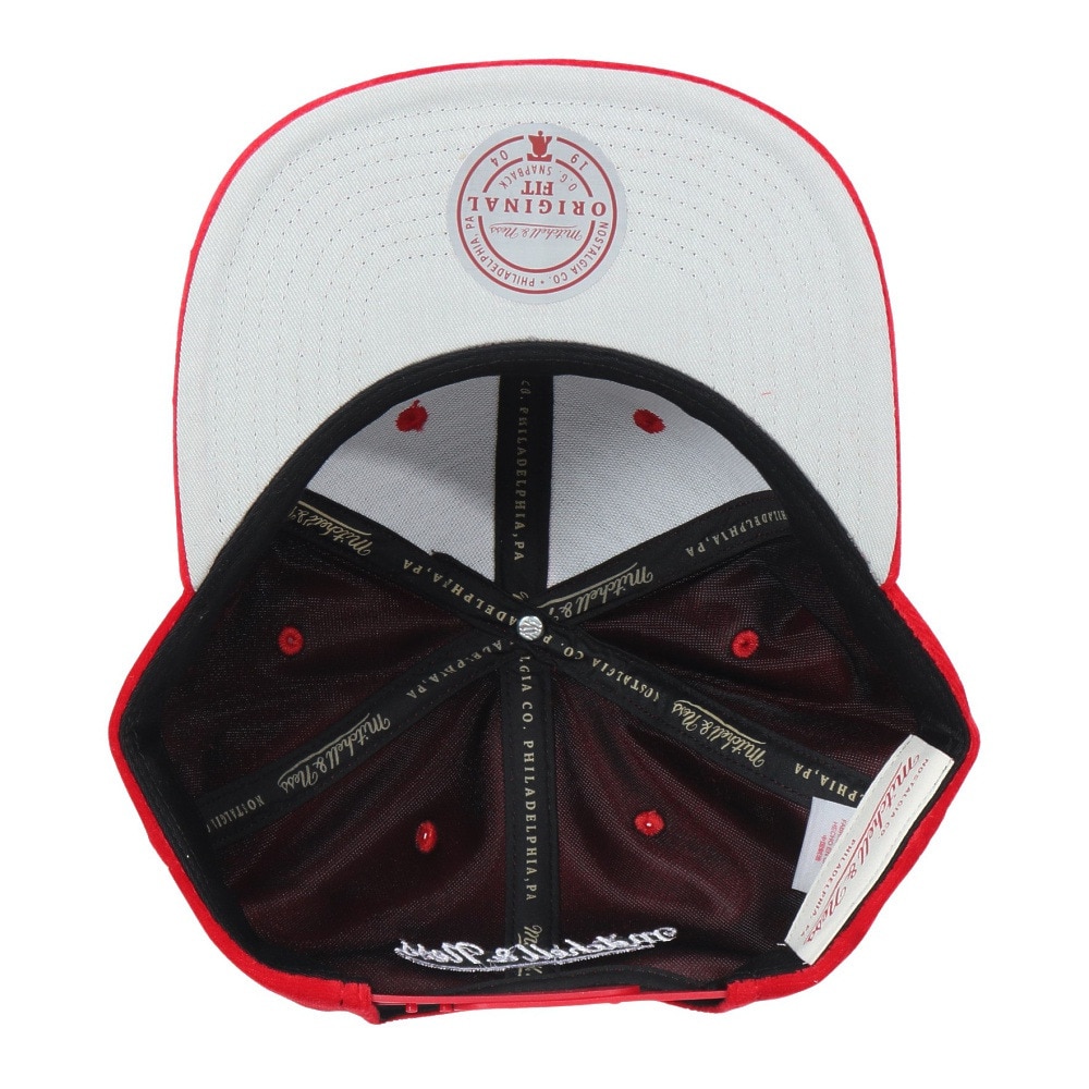ミッチェルアンドネス（Mitchell&Ness）（メンズ、レディース）SNAPBACK CBU キャップ NBA シカゴ ブルズ HS10475-CBURED1