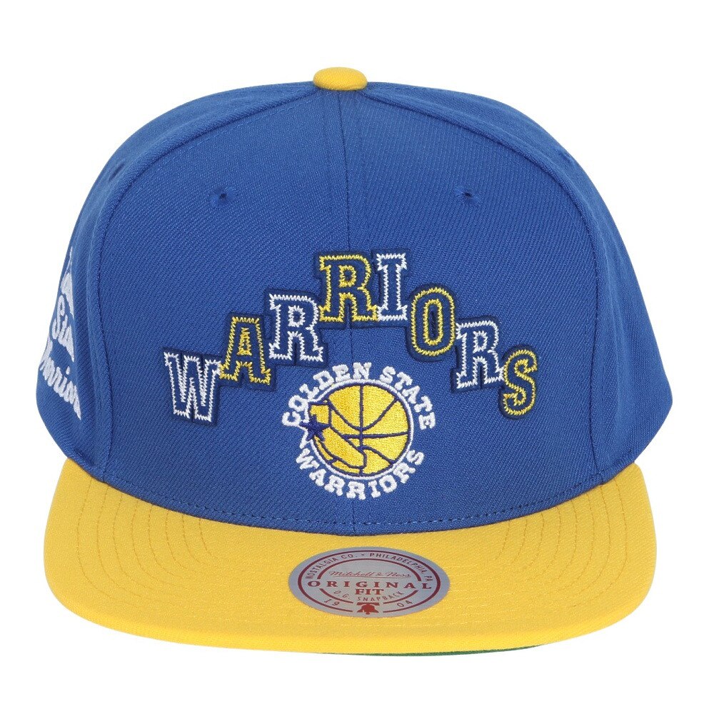 ミッチェルアンドネス（Mitchell&Ness）（メンズ、レディース）UPRISE SNAPBACK HWC キャップ NBA ゴールデンステート ウォリアーズ HS10483-GSWROYA