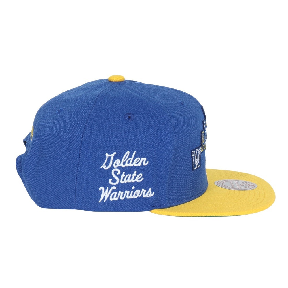 ミッチェルアンドネス（Mitchell&Ness）（メンズ、レディース）UPRISE SNAPBACK HWC キャップ NBA ゴールデンステート ウォリアーズ HS10483-GSWROYA