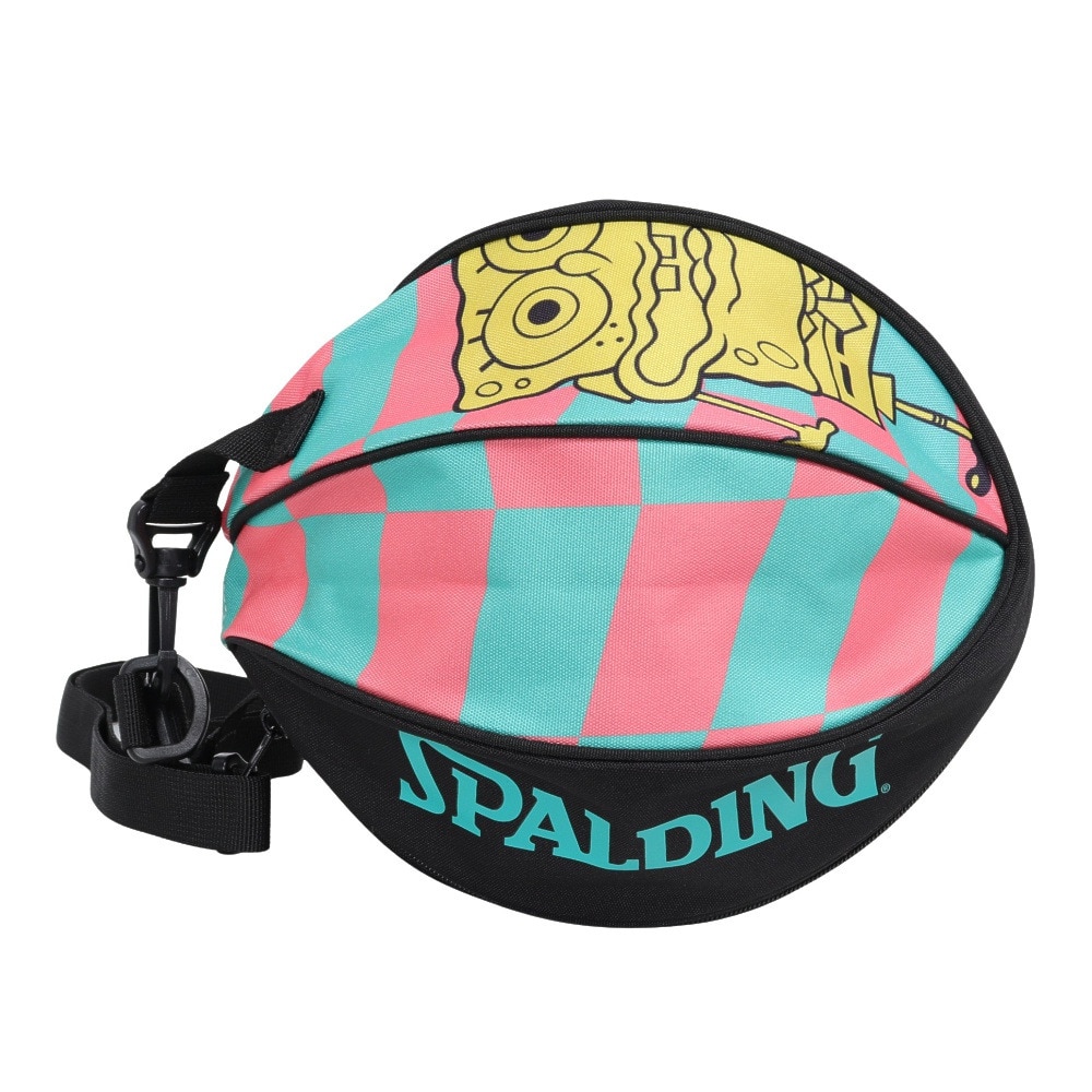 スポルディング（SPALDING）（メンズ、レディース、キッズ）ボールバッグ スポンジ・ボブ チェッカーフラッグ 49-001SBC