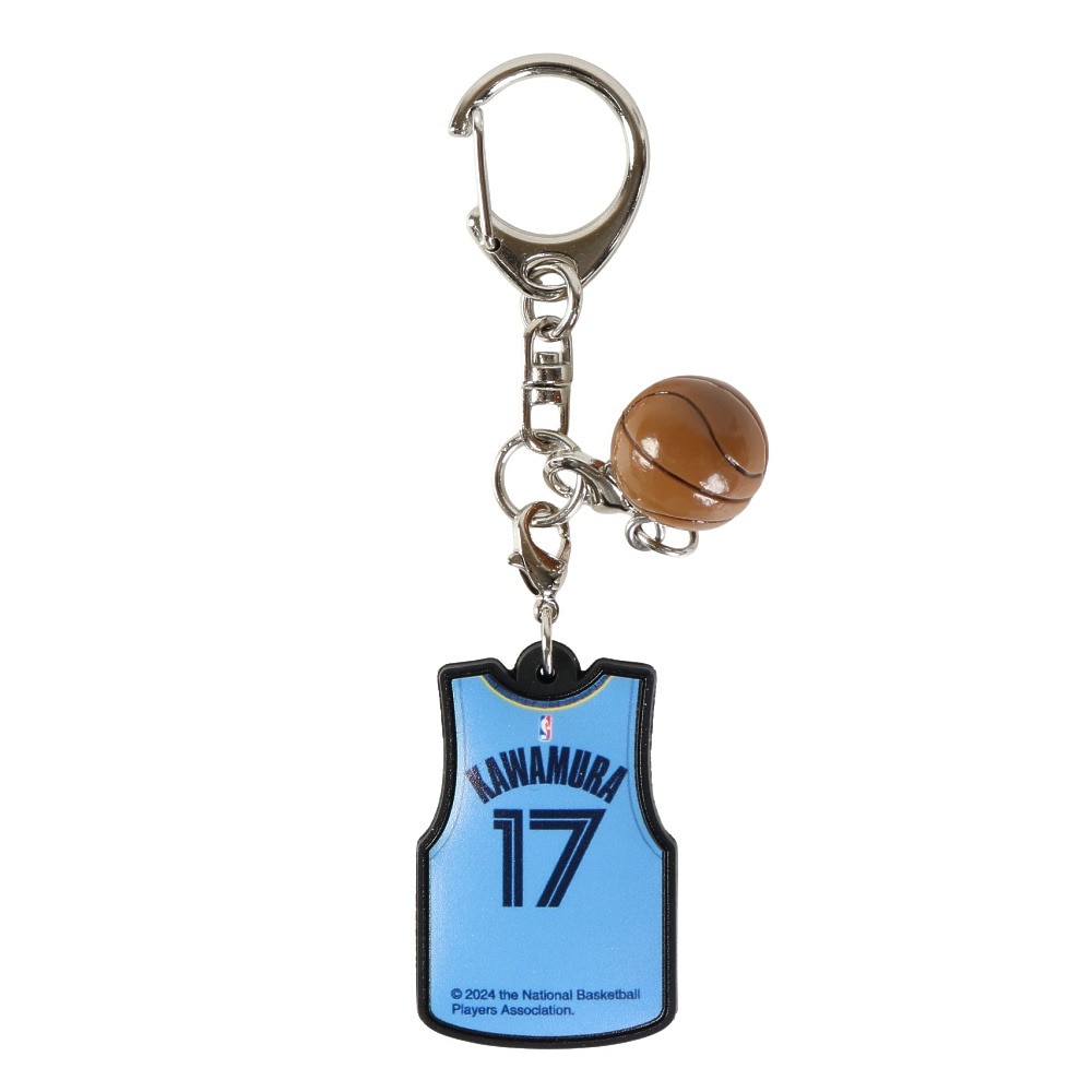 エヌビーエー（NBA）（メンズ、レディース、キッズ）ユニフォーム型 キーホルダー メンフィス・グリズリーズ 17 河村勇輝選手 NBA54874