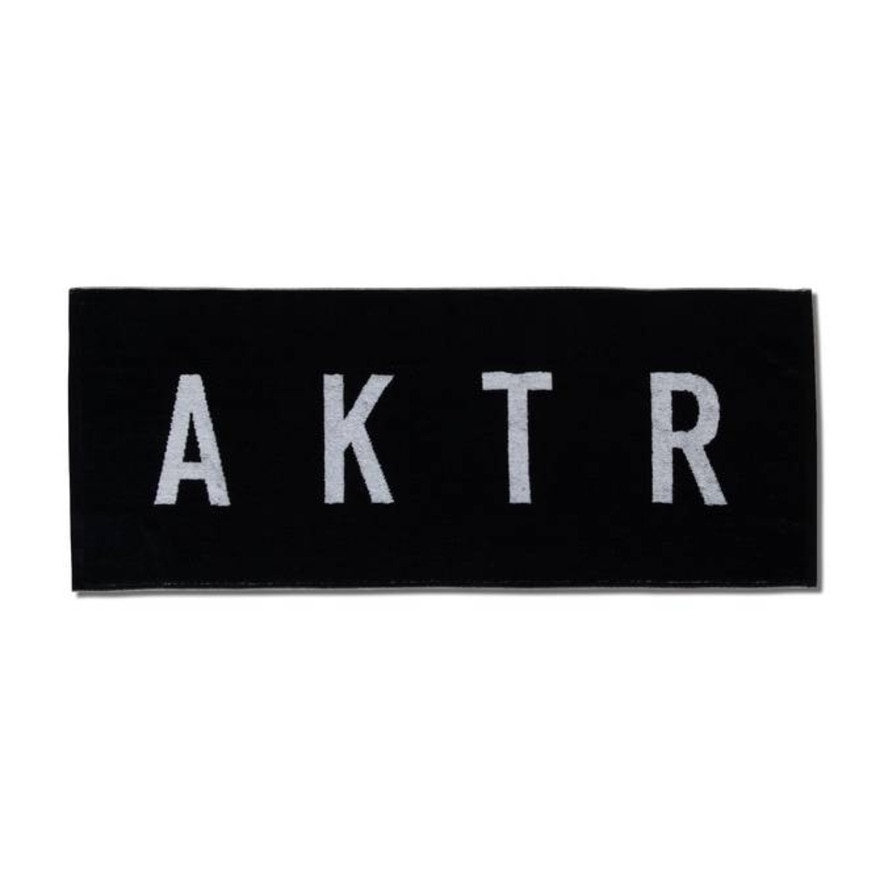 アクター（AKTR）（メンズ、レディース）スポーツタオル AKTRロゴ 524-002021 BK