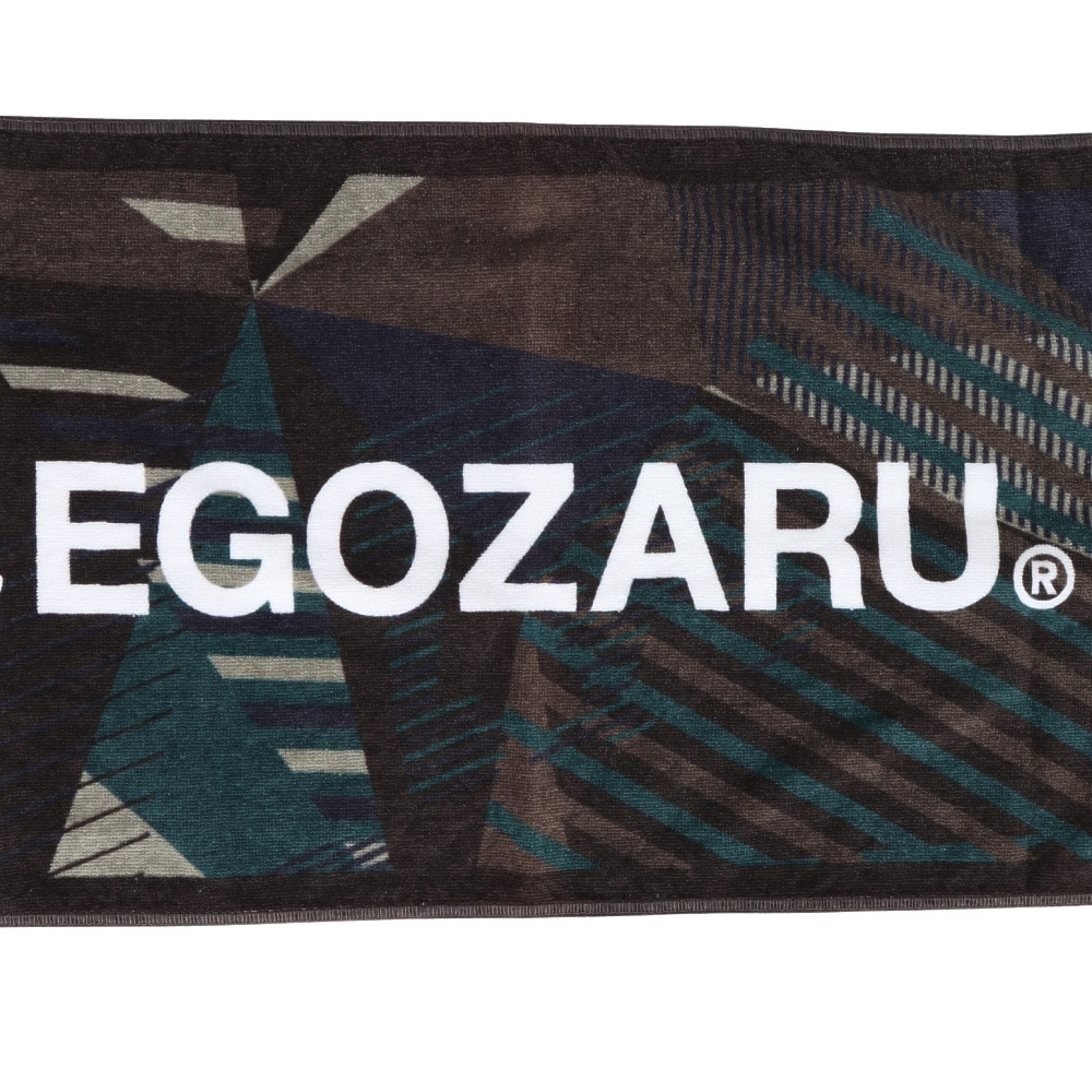 エゴザル（EGOZARU）（メンズ、レディース、キッズ）ワイドジオメトリック スポーツフェイスタオル EZAC-S2301C013
