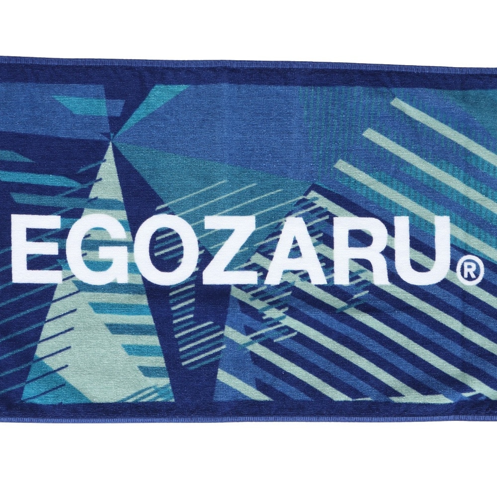 エゴザル（EGOZARU）（メンズ、レディース、キッズ）ワイドジオメトリック スポーツフェイスタオル EZAC-S2301C132