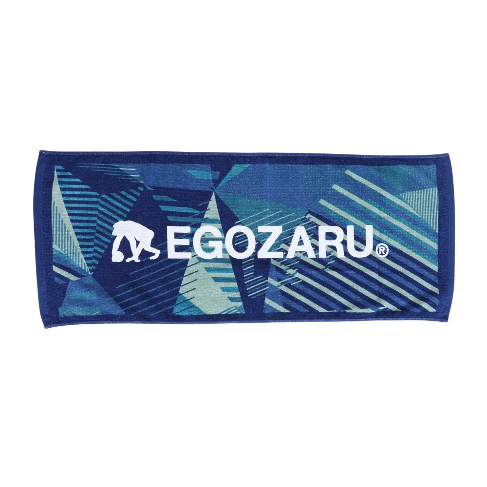 エゴザル（EGOZARU）（メンズ、レディース、キッズ）ワイドジオメトリック スポーツフェイスタオル EZAC-S2301C132