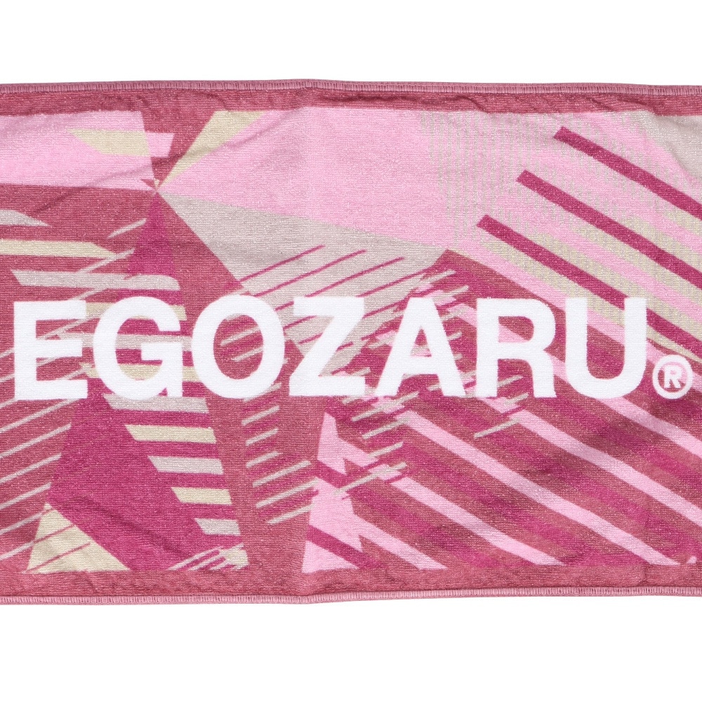 エゴザル（EGOZARU）（メンズ、レディース、キッズ）ワイドジオメトリック スポーツフェイスタオル EZAC-S2301C134